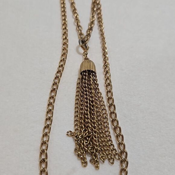 Vintage Gold Chain Necklace - Picture 3 of 8